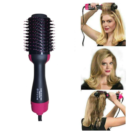 Escova Secadora Alisadora Elétrica Quente Cabelo com 3 em 1 Hair Styler 110v e 220v